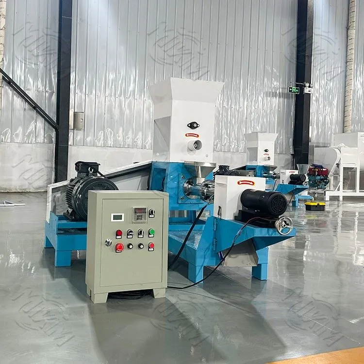 K ap flote Pwason Manje Pellet Extruder