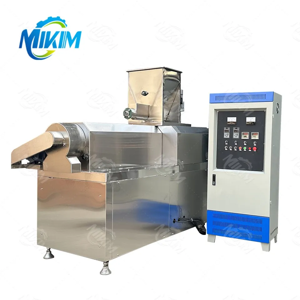 Vis extruder machin pou k ap flote manje pwason manje bèt kay fè machin